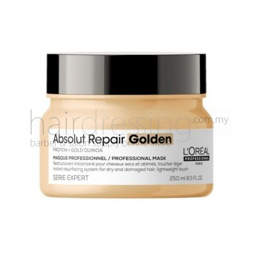 Loreal Professionnel Serie Expert Absolut Repair Golden Protein + Gold Quinoa Masque (250ml)