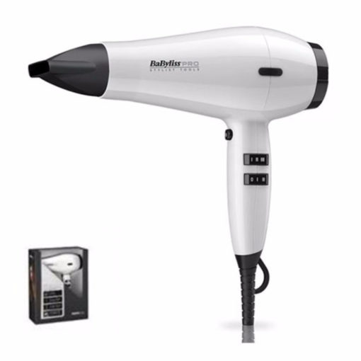 BaByliss PRO Spectrum Hair Dryer (BAB6738EM) - Pearl White