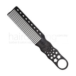 YS Park Cutting Comb YS-280 (Soft Carbon) - Black