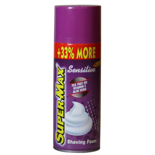 Supermax Shaving Foam Sensitive (400ml)