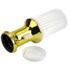 powder neck brush gold