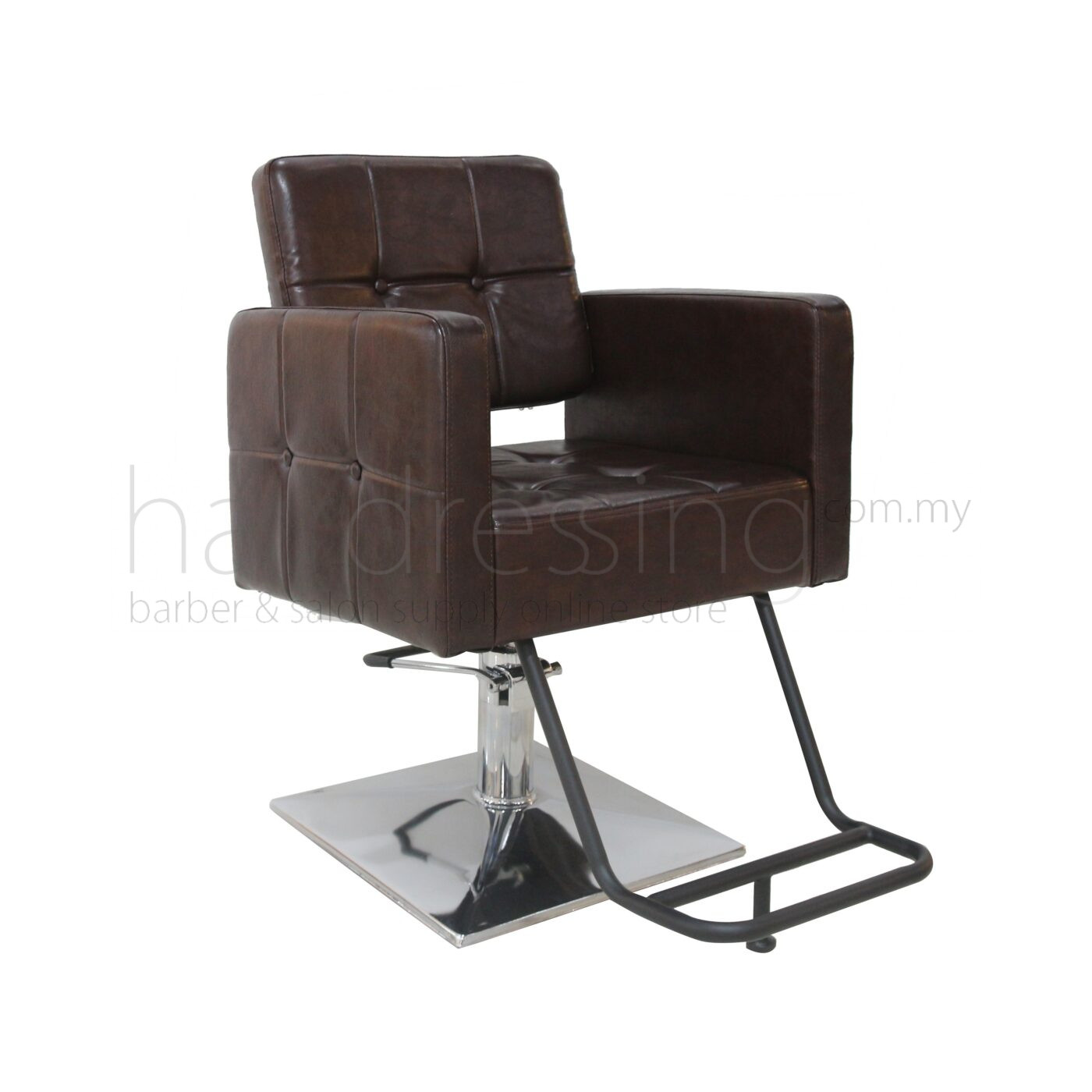 Kingston Cutting Chair Zeta - Dark Brown - Headgame Barbergear