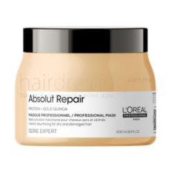 Loreal Professionnel Serie Expert Absolut Repair Golden Protein + Gold Quinoa Masque (500ml)