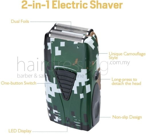 Camouflage Foil Shaver 03