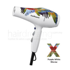 FirePhoenix Hair Dryer Purple White Macaw Edition