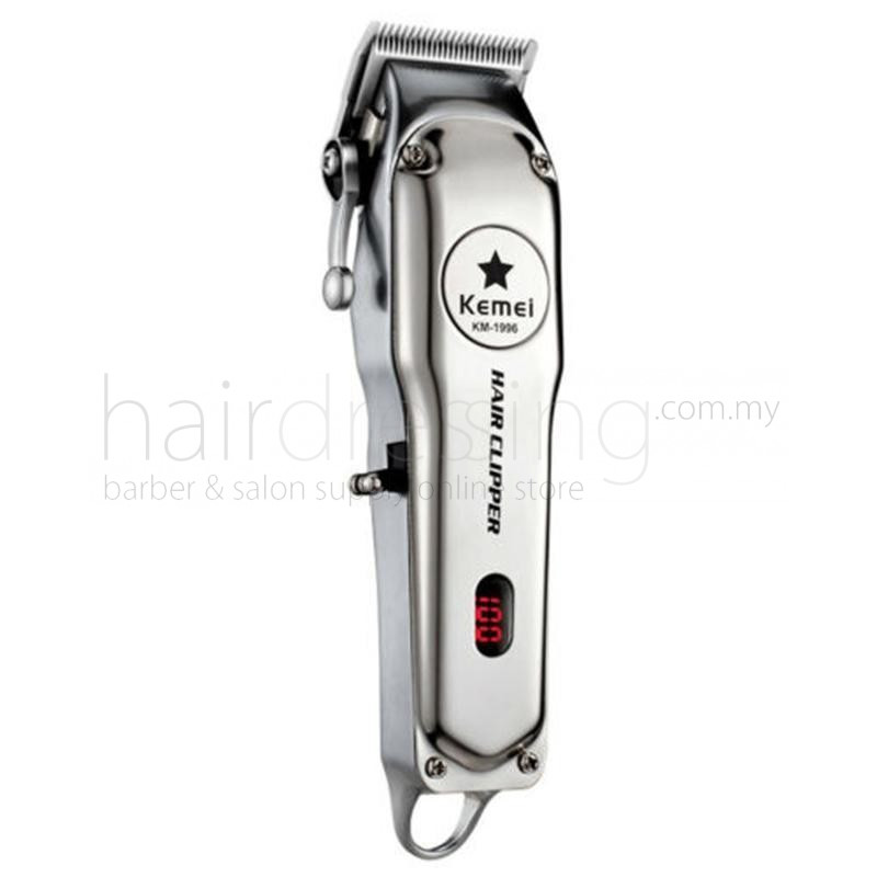 Kemei Pro All-Metal Rechargeable Hair Clipper KM-1996 - Headgame