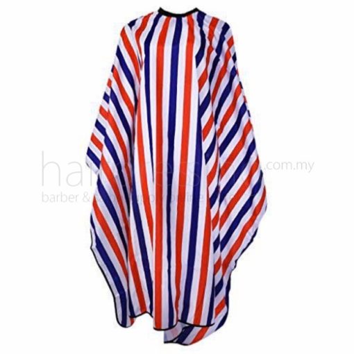 Stripe Cutting Cape J48 (Red/Blue/White)