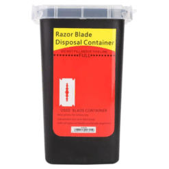 Sharps Razor Blades Disposal Case Container Bin