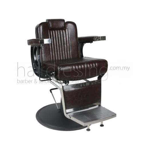 Barber Chair K837-L (Dark Brown)