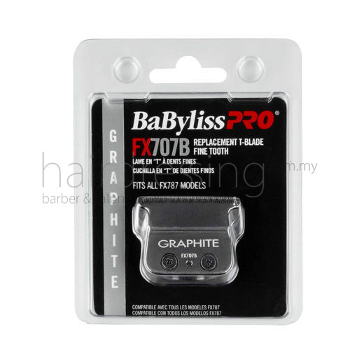 Babyliss Pro Replacement T-Blade Fine Tooth FX707B (Black Graphite)