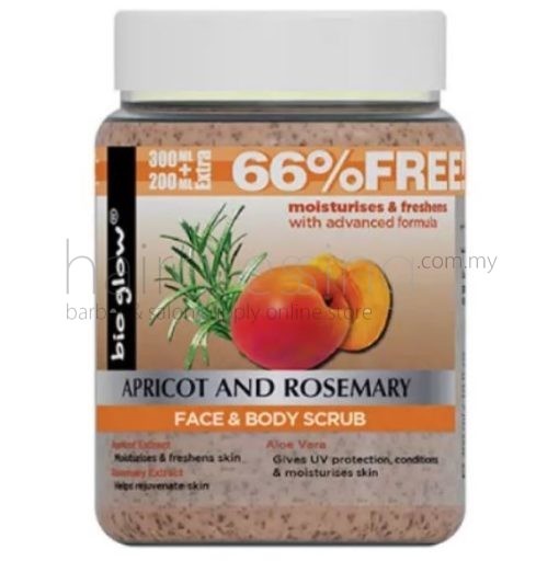 Bio Glow Apricot Rosemary Scrub