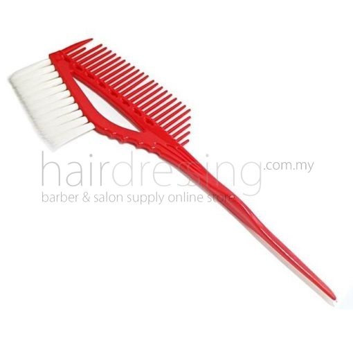 Hair dye brush & comb D33 Red