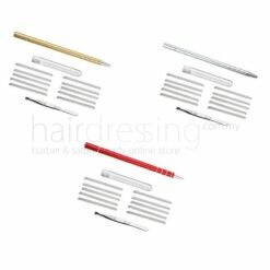 Barber Engraving Pen Red Gold Silver