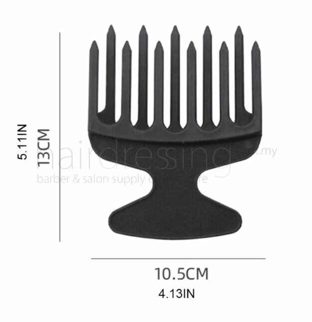 Afro Wide-Tooth Hair Pick Comb (Plastic) - Headgame