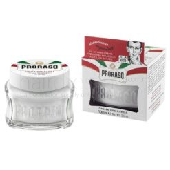 ProRaso Pre-Shave Cream Sensitive Green Tea (White) - 100ML