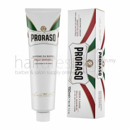 ProRaso Shaving Cream Tube Sensitive White (150ml)