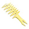 Wide-Tooth Fork Comb (Gold)