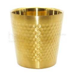 Stainless Steel Barber Shaving Bowl (Gold)