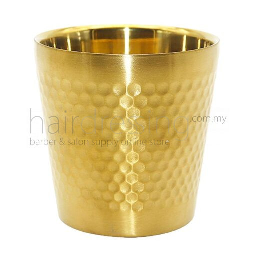 Stainless Steel Barber Shaving Bowl (Gold)