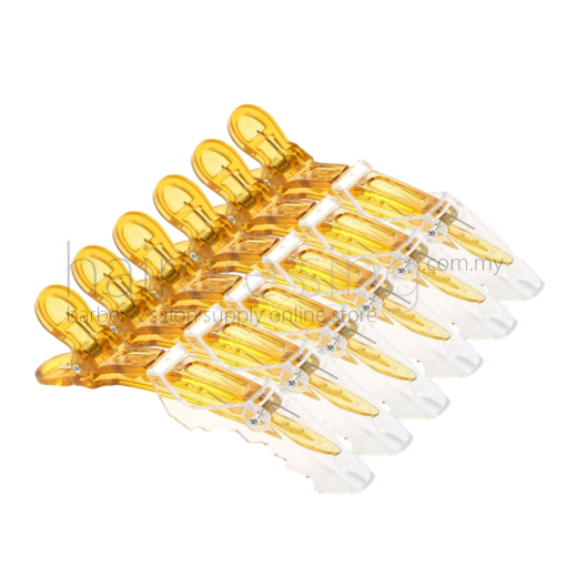 Transparent Dragon Crocodile Clip (Gold)