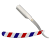 Slick Shaving Razor #SR02 (Barber Pole Design)