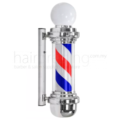 Barber Pole #HS68-005 (Chrome) - 68CM