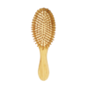 Natural Wooden Bamboo Scalp Massage Brush (Oval)