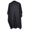 Rubber Collar Cutting Cape with Button (Black)