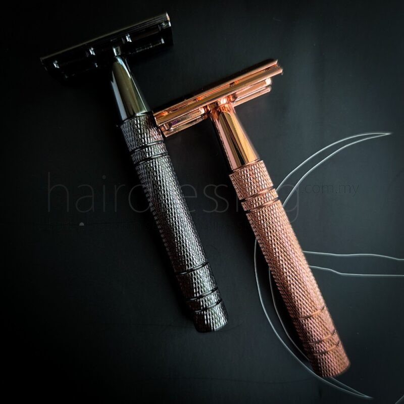 CW Traditional Double Edge Safety Razor (Gun Metal) - Headgame Barbergear