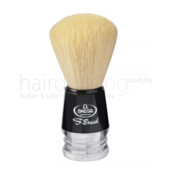 Omega Synthetic Shaving Brush #10019 (Transparent)