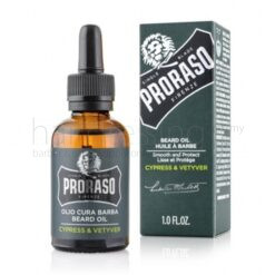 ProRaso Cypress & Vetyver Beard Oil (Green) - 30ML