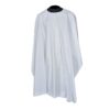 Rubber Collar Cutting Cape with Button (White)