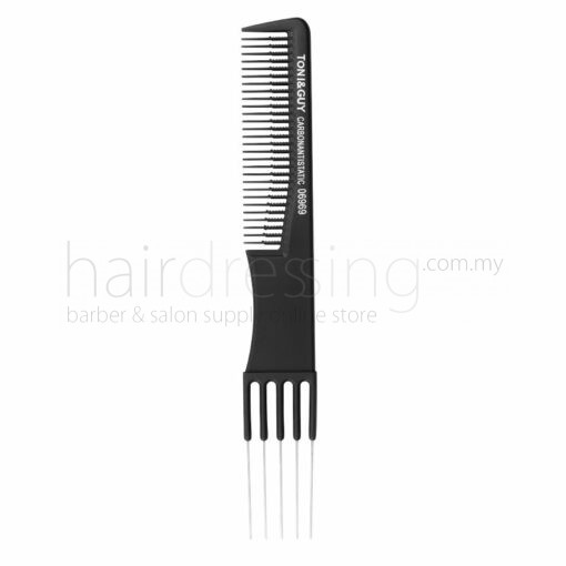 Toni & Guy Carbon Antistatic Teasing Comb (06969)