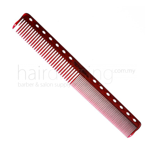 Y.S. Park Basic Slim Cutting Comb YS-S339 (Transparent Red)