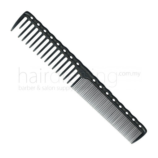 Y.S. Park WideFine Tooth Cutting Comb YS-332 (Carbon Black)