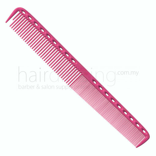 YS Park Extra Long Fine Cutting Comb YS-335 (Pink)