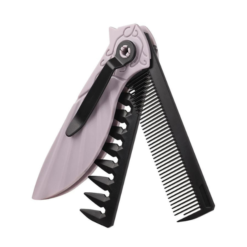 BarberTop Plastic Folding Comb 2 in 1 #SS24