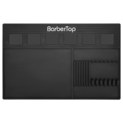 Barber Top Magnetic Rubber Station Mat ( L-Black )