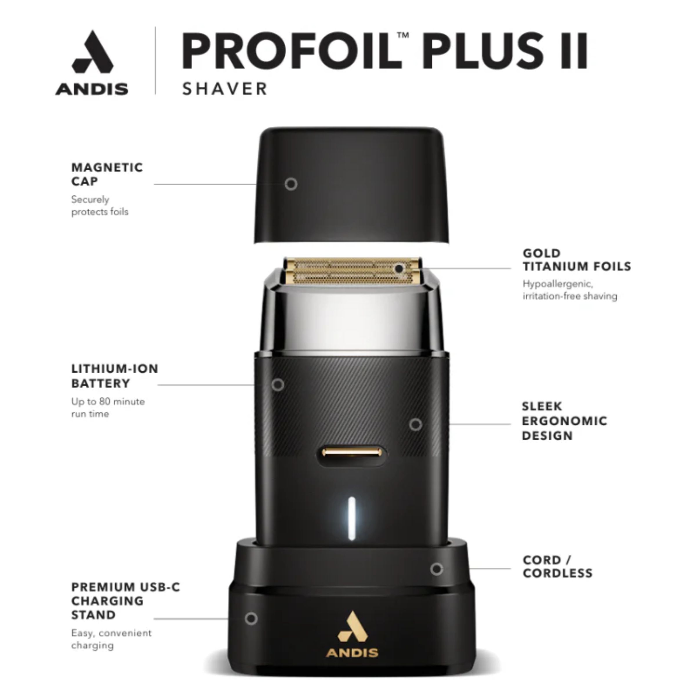 Andis Profoil Plus 2 Shaver