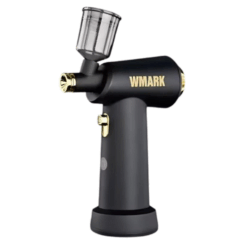 WMARK NG-AB001 Wireless Charging Multi-purpose Air Brush Kit - Black